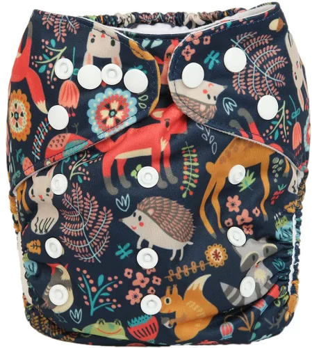 Miniatura 12 de Pañal de bolsillo para bebé, reutilizable, lavable, 8 libras a 36 libras (flecha)