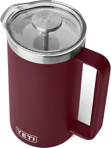 Miniatura 11 de YETI Rambler - Cafetera de prensa francesa de 34 onzas, color rojo rescate