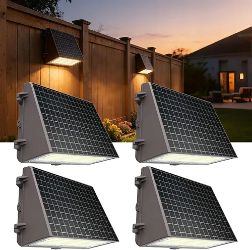 Miniatura 15 de Lightdot Paquete de 1 paquete de pared de montaje en pared de 200 W, 100-277 V, 30000 lm del atardecer al amanecer, 6KV, IP65 ETL, área de cobertura