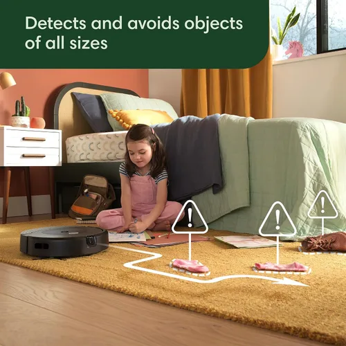 Miniatura 4 de iRobot Roomba Combo 10 Max Robot Aspirador y Trapeador + Base AutoWash (x0850) – Base multifuncional, cubo de recarga, lava y seca su almohadilla