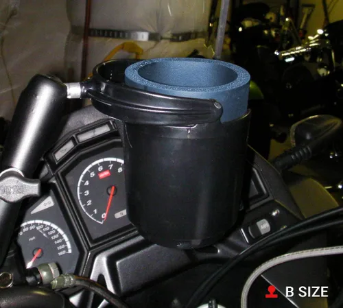Miniatura 3 de Ram Mount sostenedor de vaso auto regulable con bola de 1 pulgada, color negro