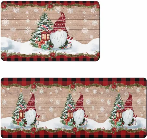 Tapete de baño de Navidad para bañera, antideslizante, de secado rápido y absorbente, de tierra de diatomeas, tapete de cocina, felpudo de cocina,