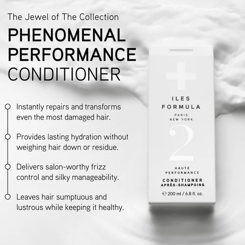 Miniatura 2 de ILES FORMULA Acondicionador para cabello seco, dañado y teñido – Reparación del cabello profundamente hidratante e hidratante, anti-encrespamiento