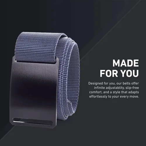 Miniatura 28 de GRIP6 Cinturón táctico – Sin agujero, cinturones de nailon para hombres y mujeres – Fabricado en los Estados Unidos (Ninja)