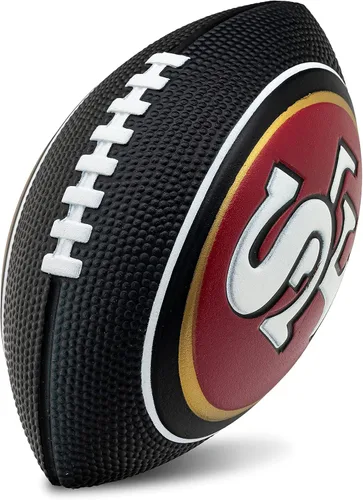 Miniatura 30 de Franklin Sports NFL - Fútbol americano de espuma para niños, pelota suave de tamaño junior de 8.5 pulgadas con logotipos 3D, perfecta para el día