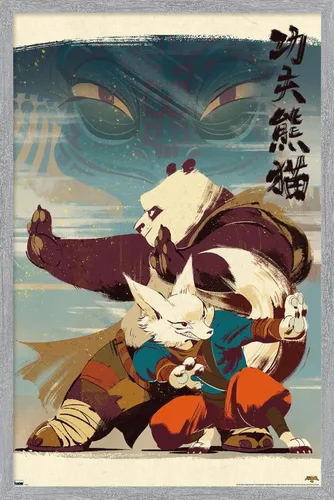 Miniatura 12 de Trends International Kung Fu Panda 4 - Póster de pared, 34 pulgadas de largo x 22.4 pulgadas, versión sin marco