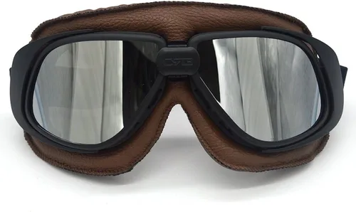 Miniatura 15 de Gafas vintage retro estilo piloto motocicleta Cruiser Scooter