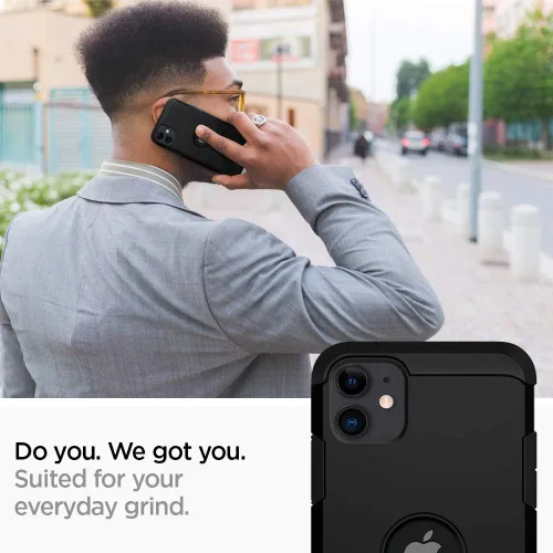 Miniatura 6 de Spigen Funda Tough Armor diseñada para Apple iPhone 11 (2019), color negro
