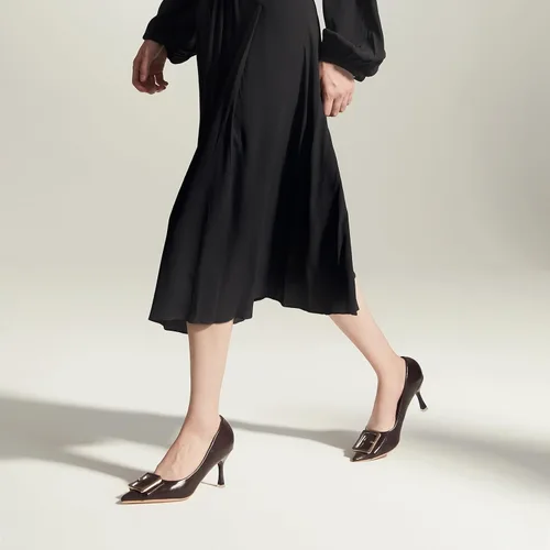 Miniatura 5 de C.Paravano Zapatos de tacón I para mujer I Zapatos de tacón para mujer I Zapatos de diseñador I Tacones de aguja I Elegantes Zapatos I Hebillas