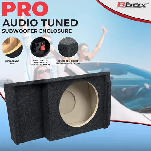 Miniatura 5 de Atrend Bbox Caja Individual Sellada de Subwoofer de 12 Pulgadas - Cajas de Subwoofer Selladas Accu-Tuned - Caja de Subwoofer que Mejora la Calidad