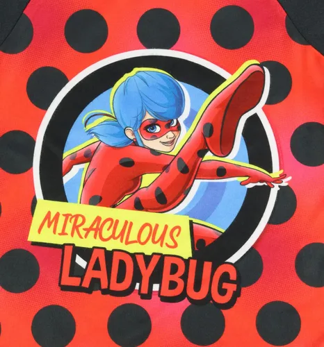 Miniatura 3 de Miraculous Conjunto de pijama de 2 piezas para niña con pantuflas Cozeez