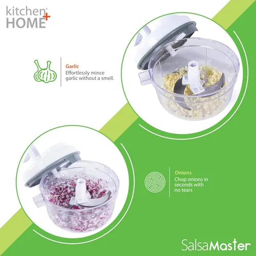 Miniatura 3 de Salsa Master. Máquina para hacer salsa, picar de alimentos, mezclar y batir. Manual.