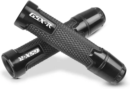 Miniatura 10 de 7/8 '' 0.866 in motocicleta CNC aluminio Powersports manillar Grips con extremos de agarre para Suzuki GSXR 125 250 300 600 750 1000 1300 titanio