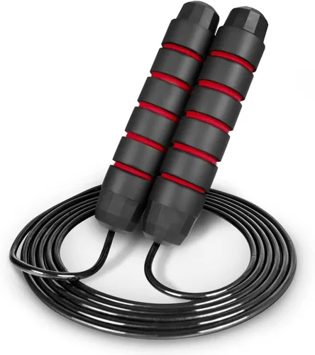 Miniatura 6 de ProsourceFit Speed Jump Rope up to 8 Foot Adjustable Length for Men and Women, Foam Handles, Ultra Light Rope for Boxing, Jumping Exercises and