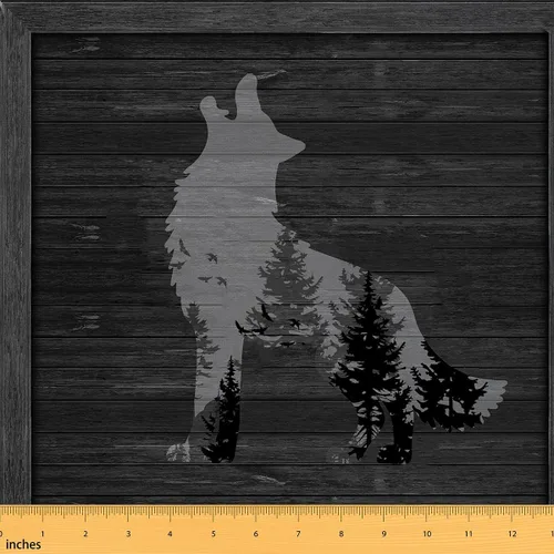 Miniatura 9 de Tela de ciervo bonita por yarda para niñas y niños, decoración de caza de ciervos, impermeable, tela para exteriores, estampado de pata de oso