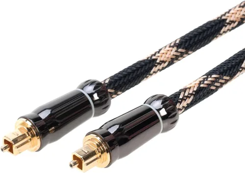 Miniatura 5 de Cables Direct Online Cable de audio óptico Toslink de alta fidelidad de 1.5 pies, cable de fibra óptica digital de alta fidelidad para cine en casa