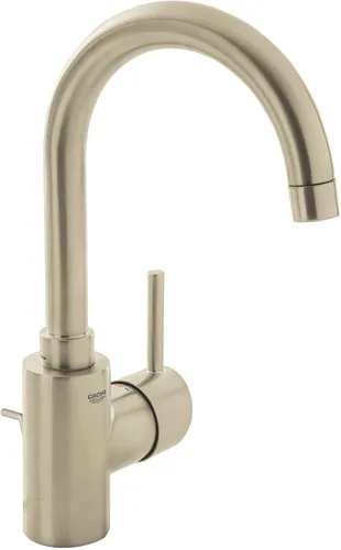 GROHE 32138EN2 Concetto - Grifo de baño de una sola manija, níquel cepillado InfinityFinish