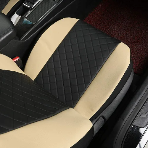 Miniatura 4 de GIANT PANDA Fundas para asiento delantero de automóvil, fundas para asiento de cubo, fundas de cuero para asientos de respaldo alto