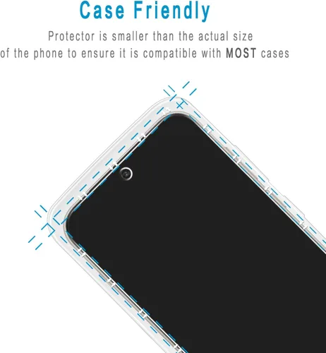 Miniatura 5 de Paquete de 2 protectores de pantalla de privacidad para OnePlus 15 vidrio templado antiespía, antiarañazos, sin burbujas