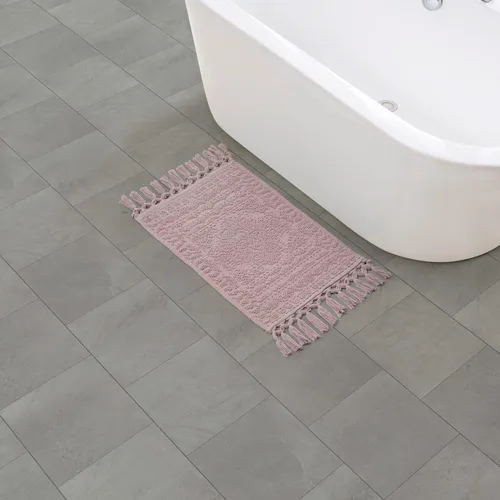 Miniatura 64 de French Connection Nellore Alfombras de Baño, Tapetes de Baño Tejidos y con Cuentas, Tapetes de Baño Duraderos y Gruesos para Baño y Alfombras
