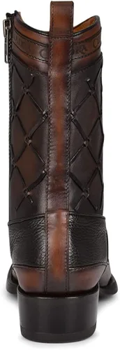 Miniatura 5 de Cuadra Botas de hombre en piel bovina con cremallera negra