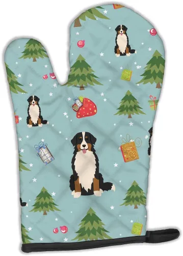 Miniatura 62 de Caroline's Treasures BB2732OVMT Dog House Collection Border Collie - Guante de horno grueso resistente al calor para sartenes calientes y horno