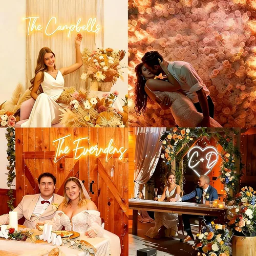 Miniatura 4 de Letreros de neón personalizados, letrero de luces de neón personalizadas para dormitorio, boda, fiesta de cumpleaños, sala de juegos, decoración