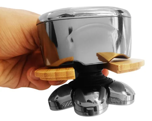 Miniatura 5 de d Bamboo Shaver - Soporte de enjuague compatible con Skull Shaver Pitbull Silver PRO SX5, afeitadora de cabeza y cara, Pitbull, Palma, Butterfly