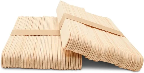 Miniatura 12 de Paquete de 200 palitos amarillos para manualidades, palitos de cera y depresores de lengua de Acción de Gracias, de 6 pulgadas, paquete de 200
