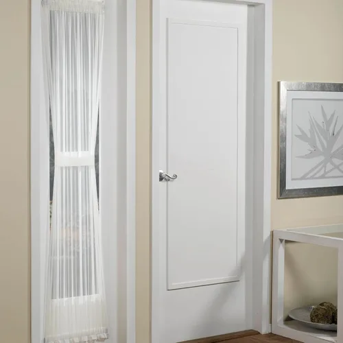 Miniatura 5 de No. 918 Emily Panel de Cortina Transparente de Gasa con Bolsillo para Barra para Puerta Lateral, 28" x 72", Cáscara de Huevo