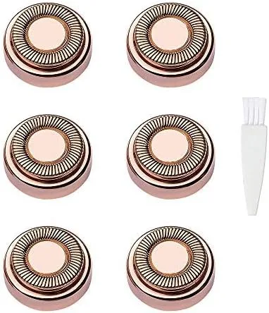 Miniatura 2 de Cabezales de repuesto para removedor de vello facial para mujeres, cuchillas de depilación sin dolor, tacto perfecto y acabado suave, con cepillo