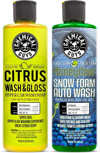 Miniatura 15 de Chemical Guys Jabón de Espuma para Lavado de Auto Citrus Wash & Gloss - Fórmula de Alta Espuma para Cañones de Espuma, Pistolas de Espuma o Lavados