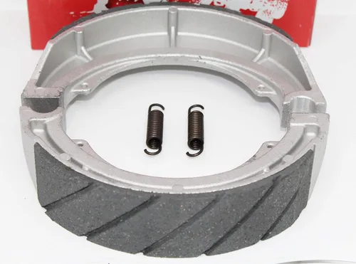 Miniatura 3 de Juego completo de zapatas de freno delanteras y traseras con ranuras de agua y muelles para cuatrimotos Suzuki LT 250 EF Quadrunner 1985-1986