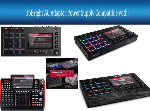 Miniatura 2 de UpBright Adaptador de 19 V CA/CC compatible con Akai Professional MPC Live MPCLive MPC X MPCX Force Secuenciador de muestreo independiente Centro