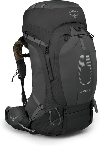 Miniatura 5 de Osprey Atmos AG 65L Mochila de mochilero para hombre, azul venturi, S/M Venturi Azul