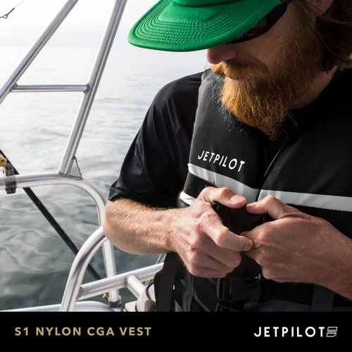Miniatura 9 de Jet Pilot S1 - Chaleco de nailon CGA Wakeboard para hombre