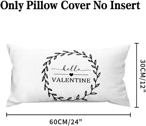 Miniatura 11 de Fundas de almohada lumbares de 12 x 24 pulgadas, decoración de granja, fundas de almohada decorativas para decoración del hogar Estilo-13