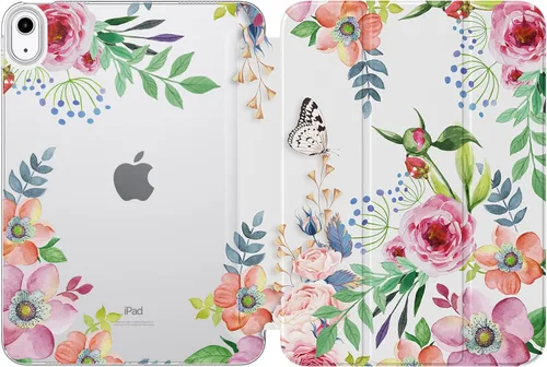 Miniatura 76 de MoKo Funda para iPad (A16) de 11ª generación 2025/10ª generación 2022, iPad de 11 pulgadas/10.9 pulgadas con cubierta trasera translúcida de TPU