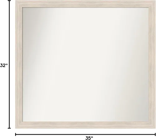 Miniatura 1050 de Amanti Art Espejo personalizado, espejo estrecho de baño de oro blanco, espejo de pared o espejo de tocador de baño sobre el fregadero