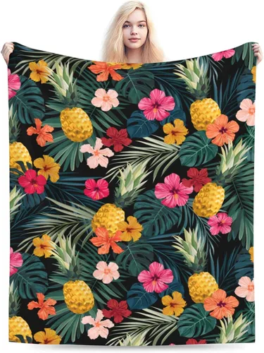 Miniatura 14 de Perinsto Manta de forro polar para niña negra africana, ultra suave y cálida para todas las estaciones, para cama, silla, automóvil, sofá