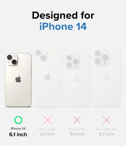 Miniatura 2 de Ringke Fusion [evita manchas grasas] Compatible con iPhone 14, tecnología antihuellas, fácil de sostener, se siente aterciopelada suave funda