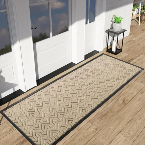 Miniatura 44 de Yimobra Alfombra para Puerta Delantera Exterior Entrada 29.5x17, Impermeable Resistente Alfombras Exteriores para Puerta Delantera, Alfombra