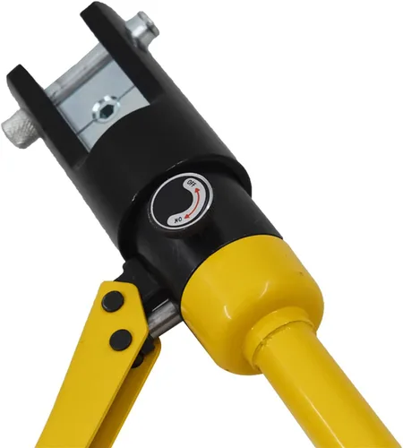 Miniatura 3 de Crimpadora hidráulica de cable de batería de 10 toneladas Crimpadora de terminales de terminal con 9 troqueles para cables de crimpado y conectores