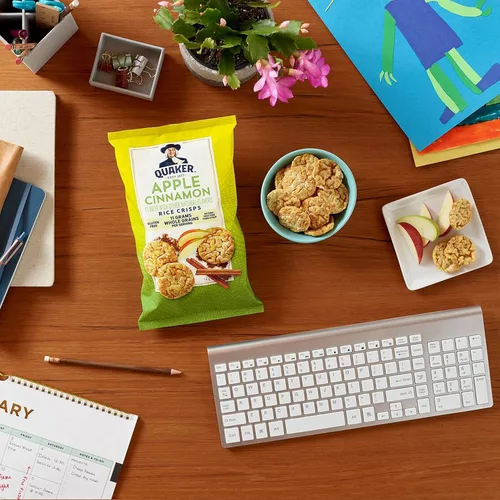 Miniatura 4 de Quaker - Patatas fritas de arroz, sin gluten, mezcla de variedad dulce y salada de 4 sabores, porción única, 19 g, paquete de 30