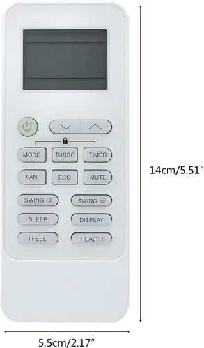 Miniatura 2 de Suministros para electrodomésticos 190424(XHY-S Control remoto de aire acondicionado LCD A/C Control remoto para aire acondicionado GYKQ-52