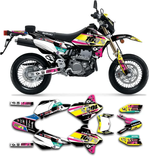 Miniatura 58 de Kit de calcomanías personalizadas para Suzuki DRZ400 E / DRZ400 Enduro / DRZ400E / DR-Z400E / DRZ400 EN 1999-2024, SZDRSE9919003-KO