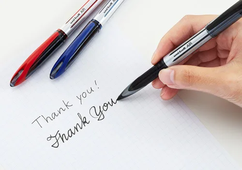 Miniatura 4 de Mitsubishi Pencil UBA20107.15 Water Based Ball Pen Uni-Ball Air 0.7 Red 10 Pens
