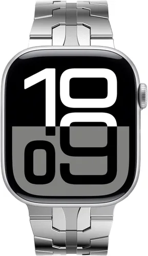 Miniatura 25 de KADES Correa de acero inoxidable compatible con Apple Watch Band Ultra 3/2/1 de 1.73 pulgadas Series 11/10 de 1.81 pulgadas/1.65 pulgadas, Series