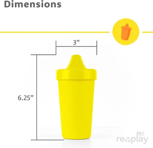 Miniatura 9 de Re-Play - Vasos con tapa de 10 oz., hechos en EE.UU., para niños pequeños, reutilizables a prueba de derrames, aptos para lavavajillas y microondas