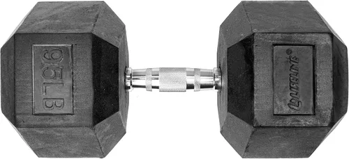 Miniatura 14 de Lifeline Mancuernas hexagonales de fitness, mancuernas hexagonales envueltas en goma, calidad premium, mango moleteado ergonómico, campanas tontas